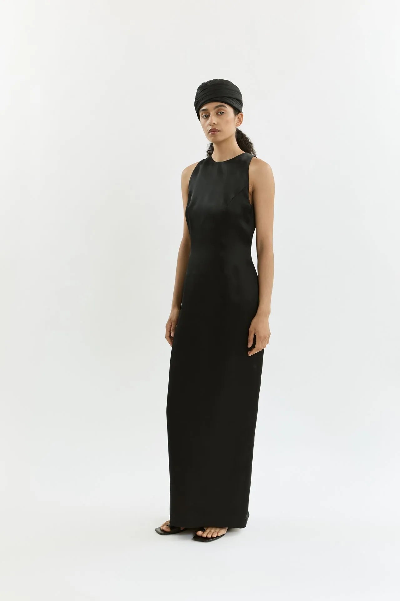 Anette Dress | Black - Organza silk