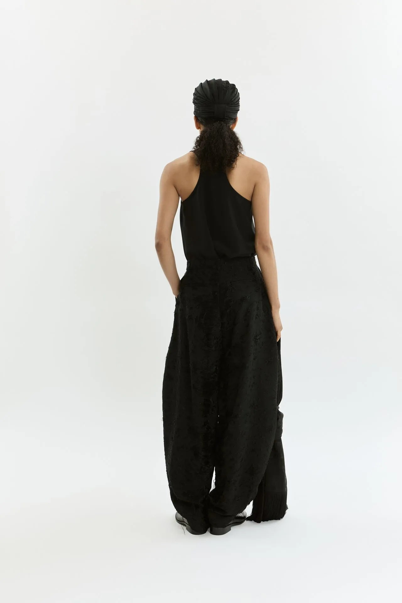 Athena trousers | Black - Fil coupé