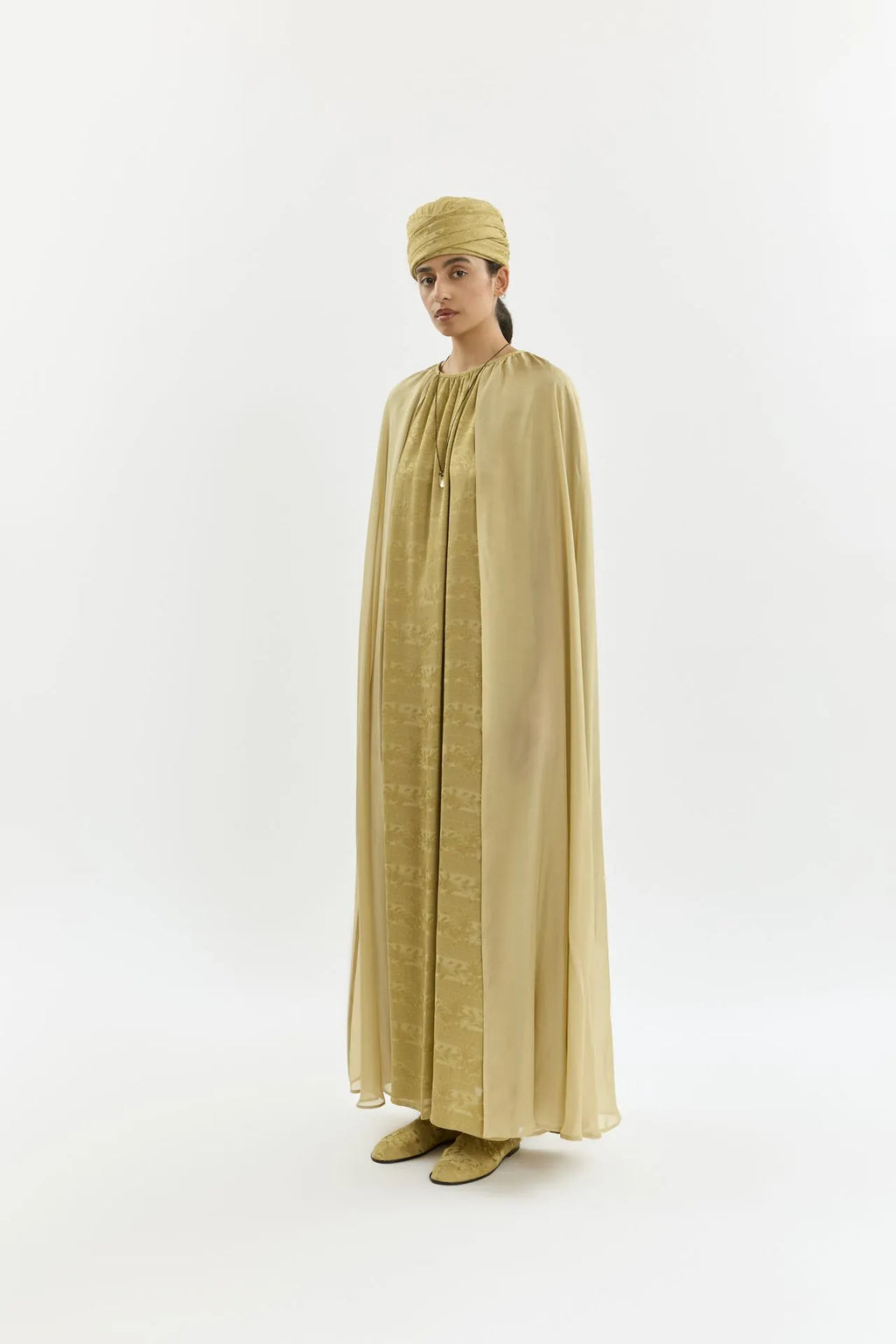 Bruna dress | Hemp - Jacquard