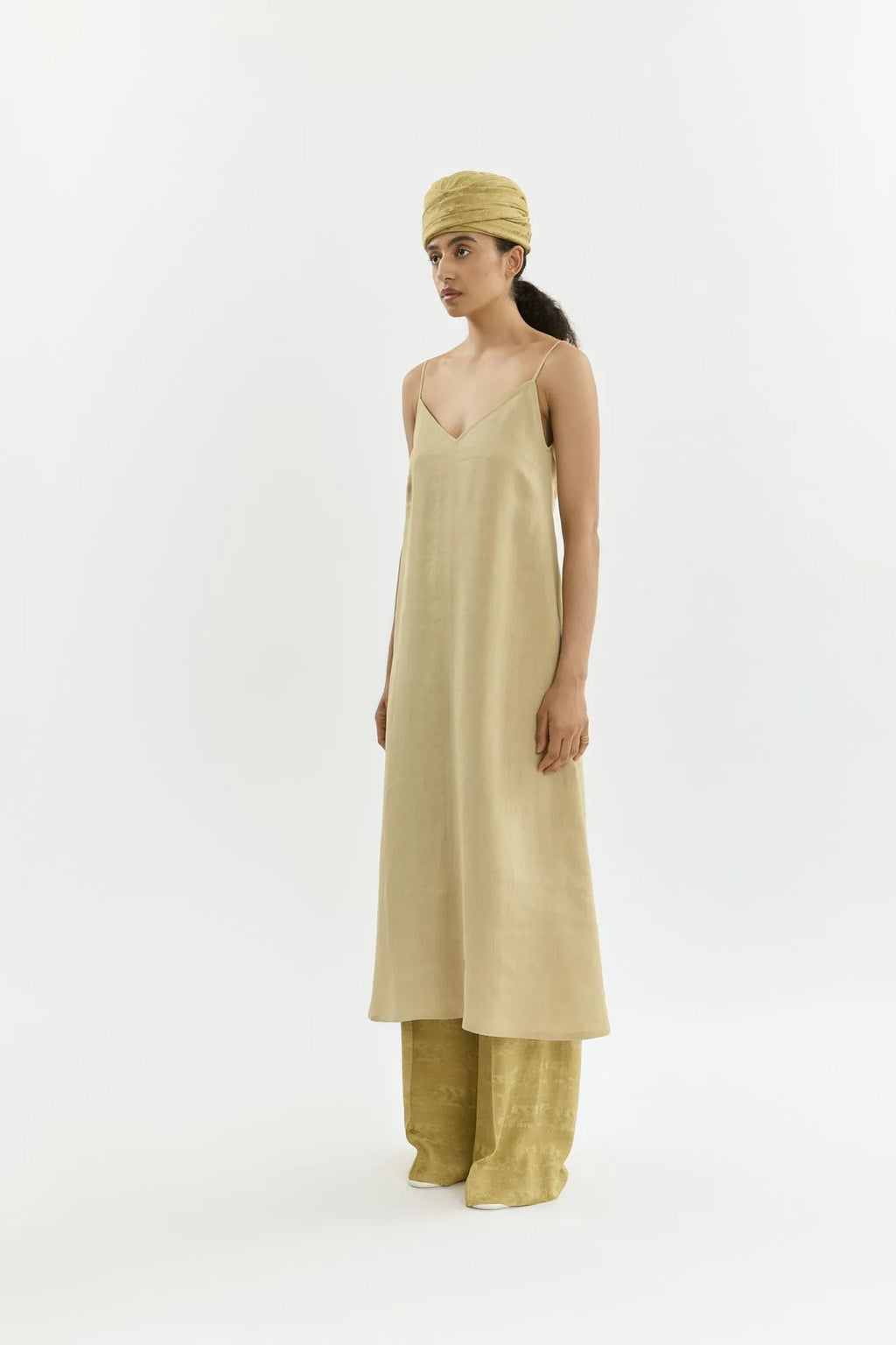 Callie slipdress | Hemp - Linen silk blend