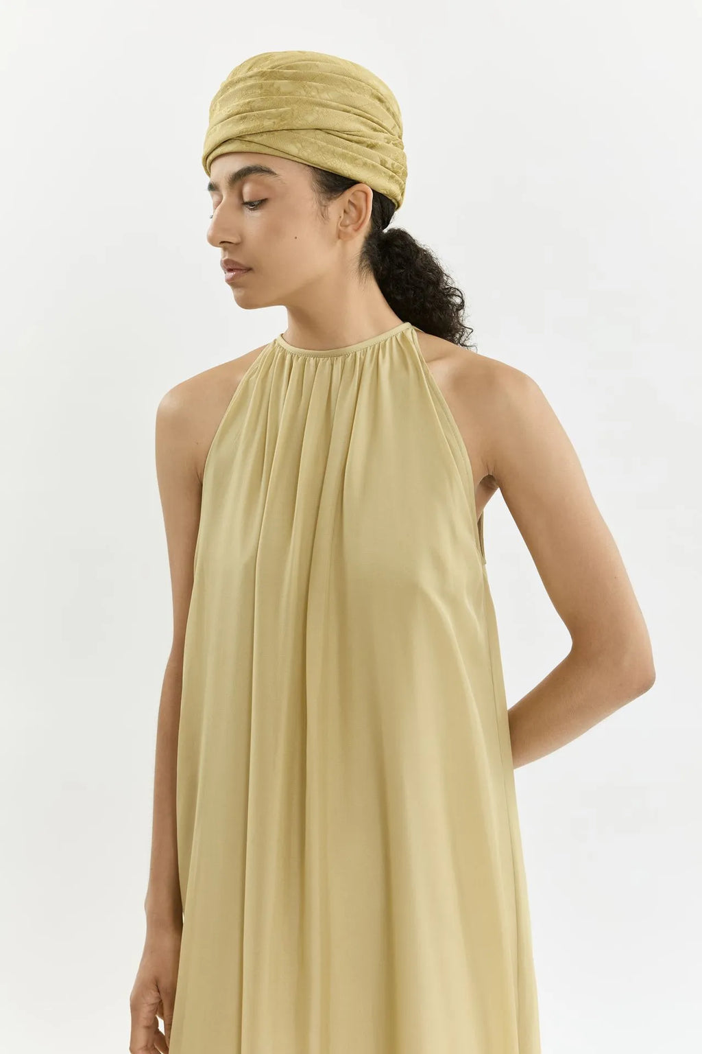 Dawn dress | Hemp - Chiffon silk