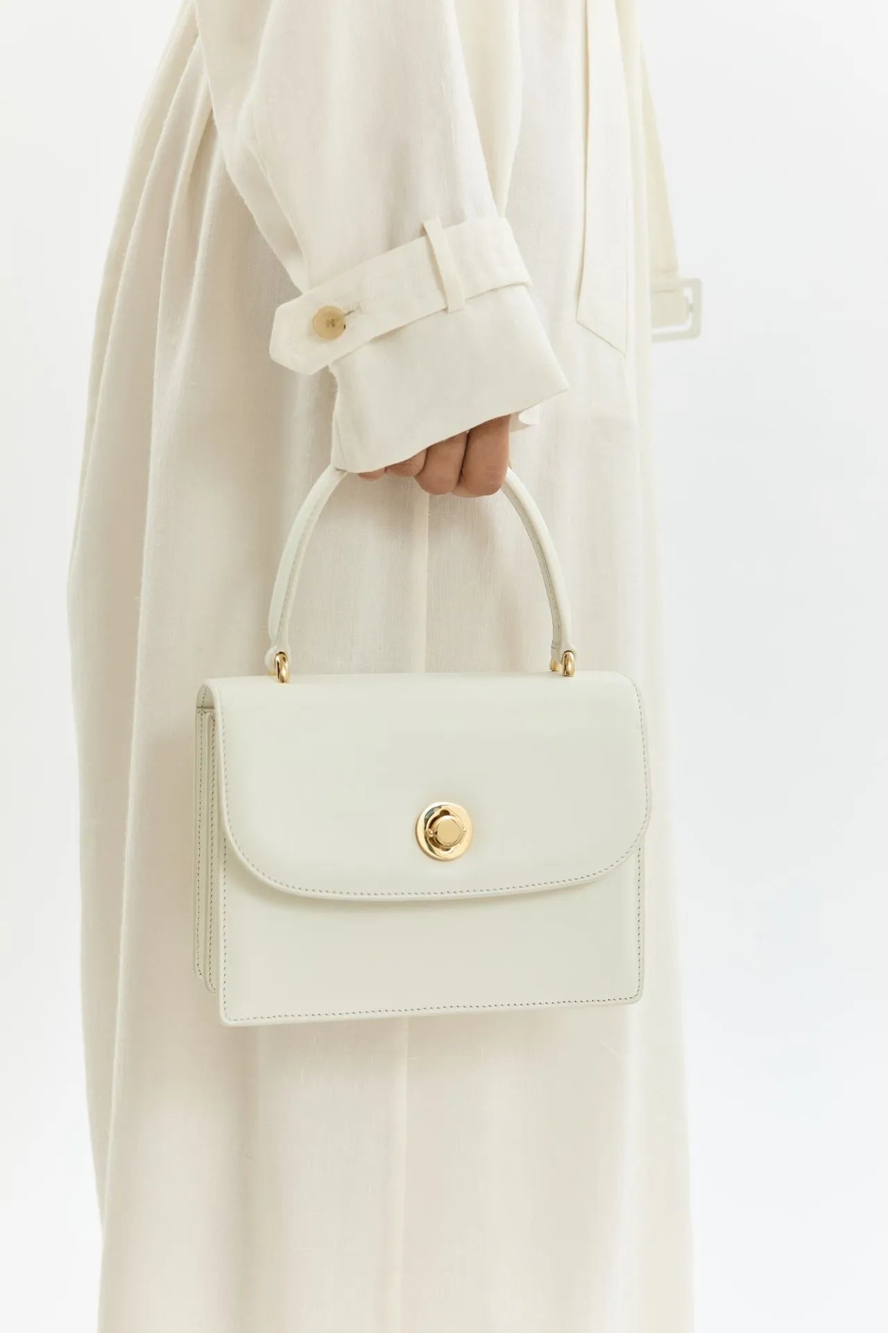 Eileen bag | Cream - Leather