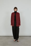 Adam shirt | Striped red black - Cotton