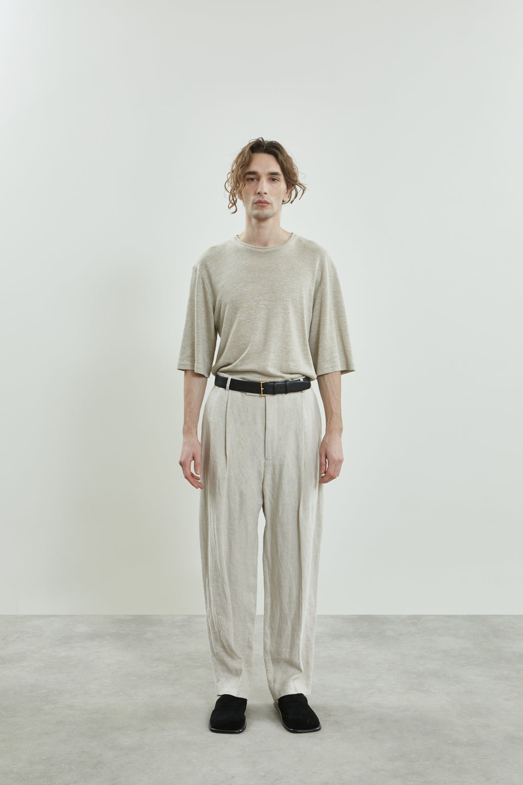 Ronin trousers | Beige - Linen