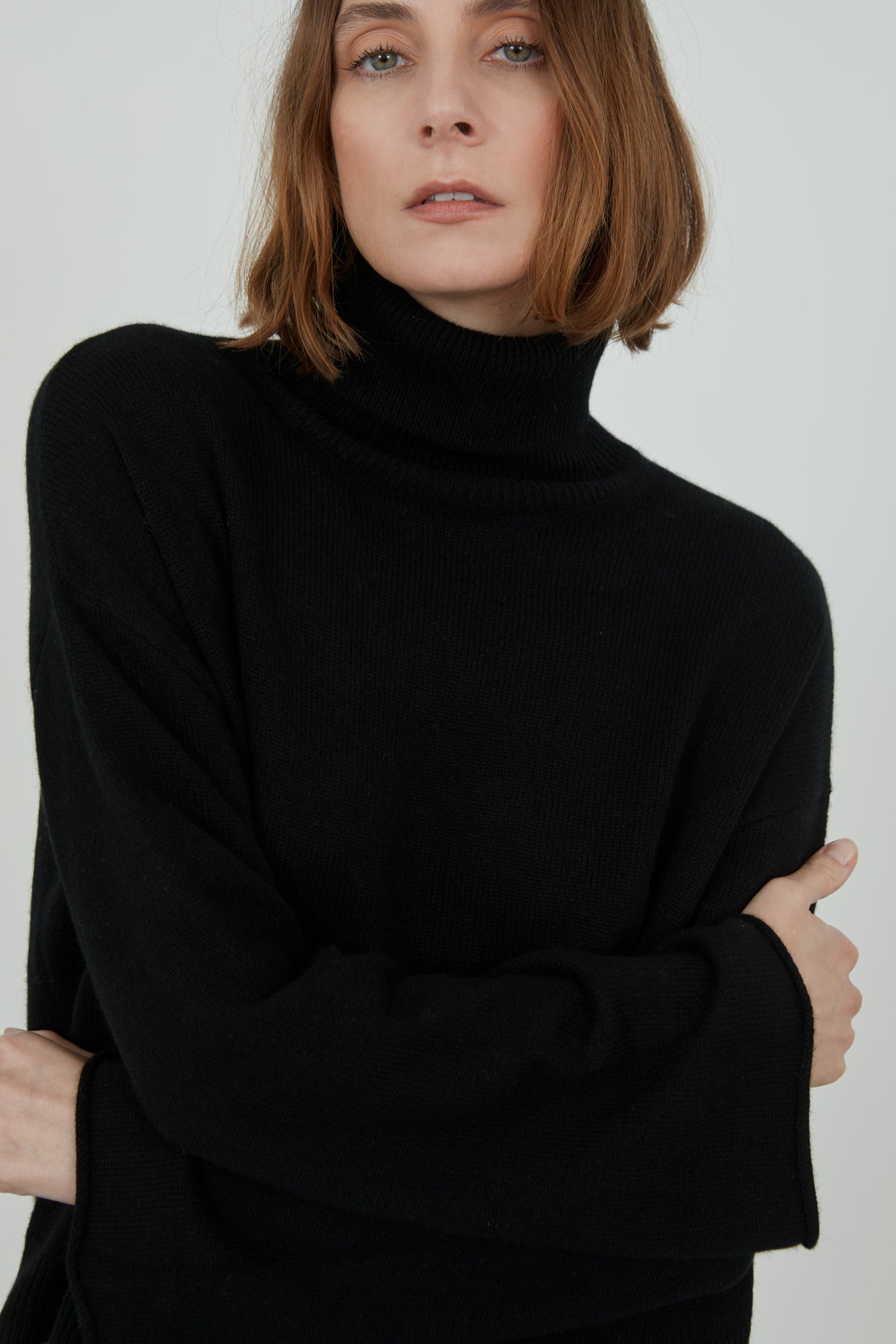 Alicia Knit | Zwart - kasjmier