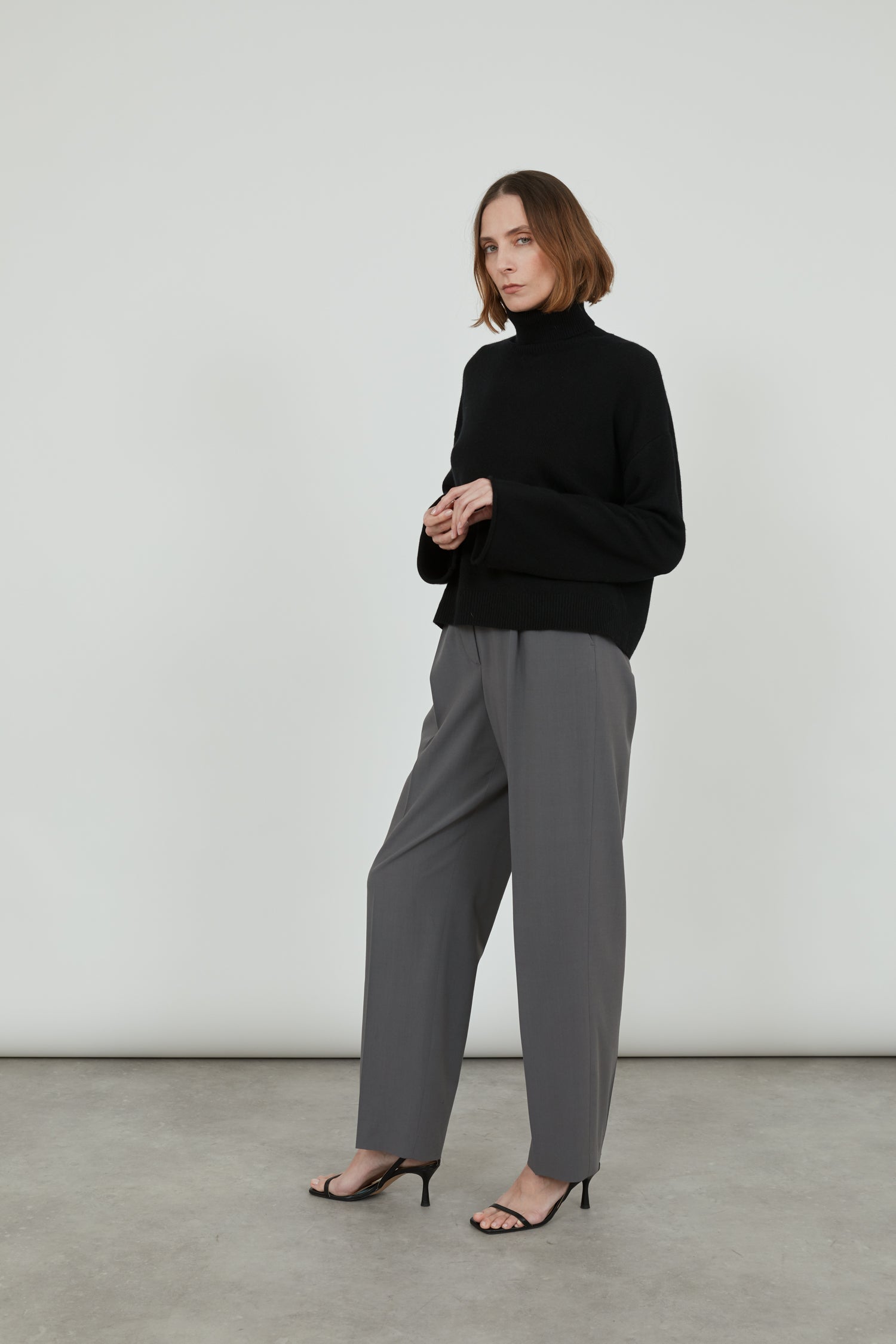 Alicia Knit | Zwart - kasjmier