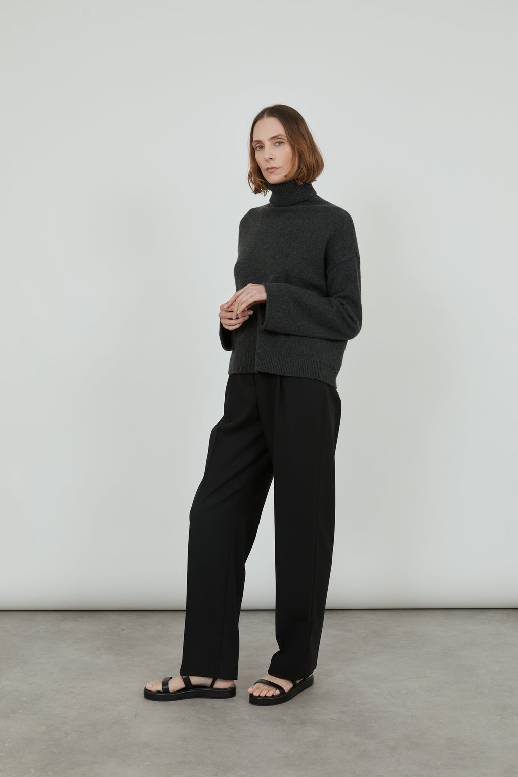 Alicia knit | Dark Grey - Cashmere wool