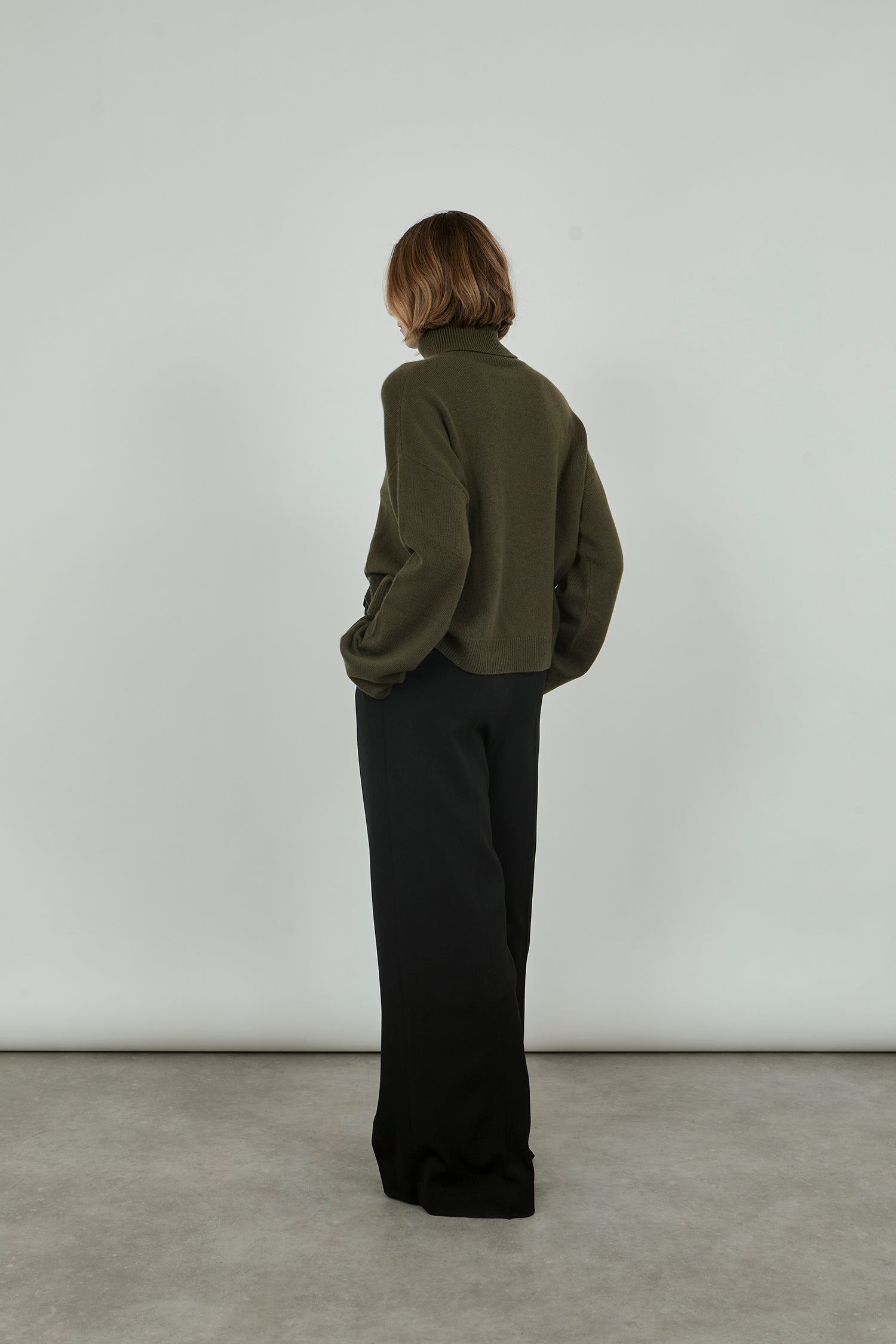Alicia knit | Moss - Cashmere