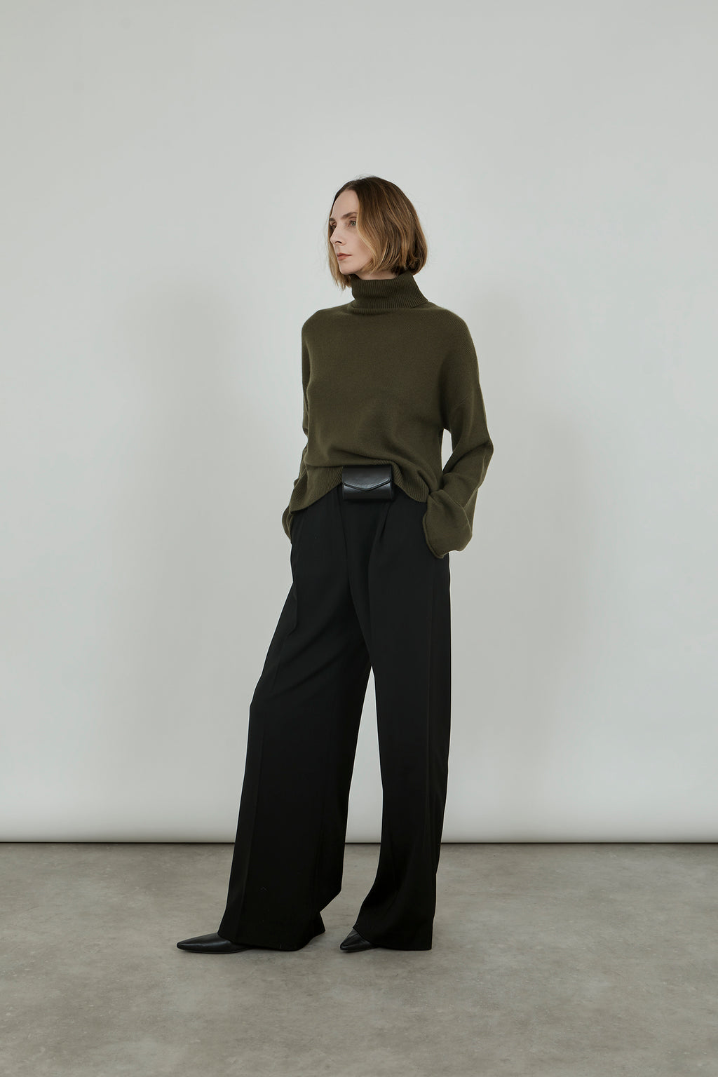 Alicia knit | Moss - Cashmere wool