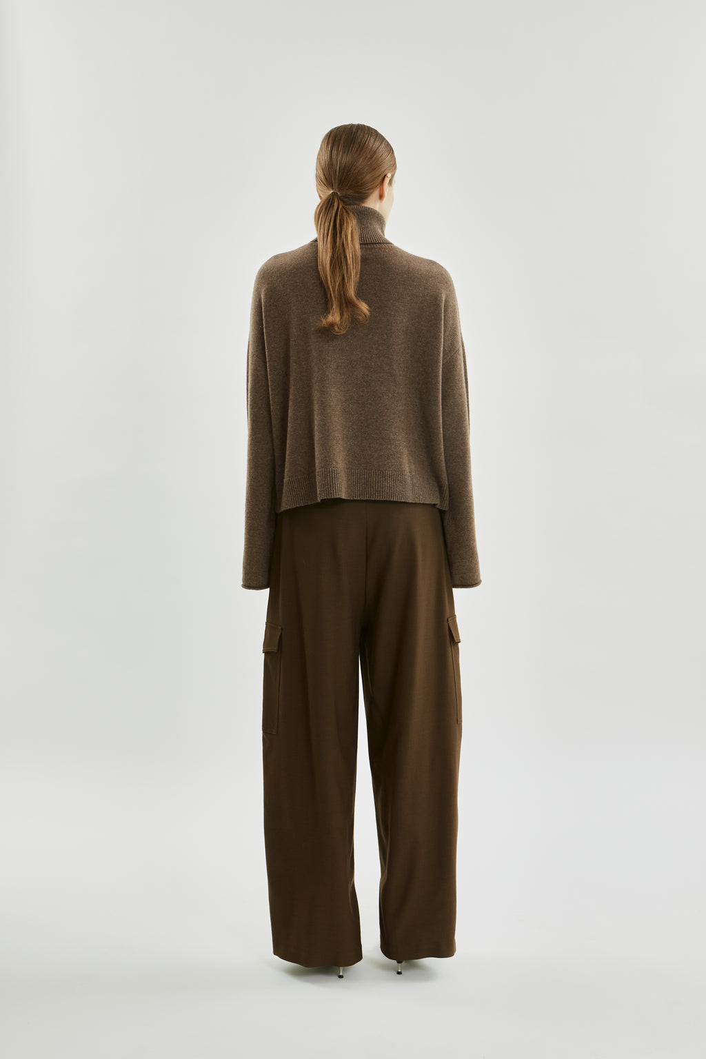 Alicia Knit | Khaki Brown - Cashmere