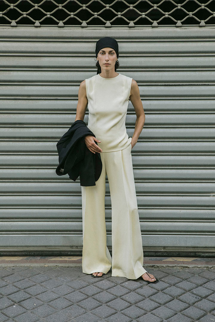 La Collection Off-White Constance Trousers