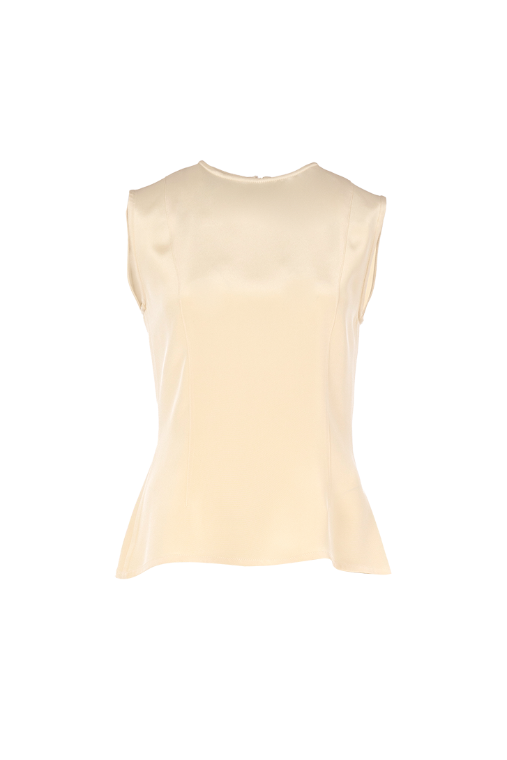 Ami top | Butter Yellow - Crepe Silk