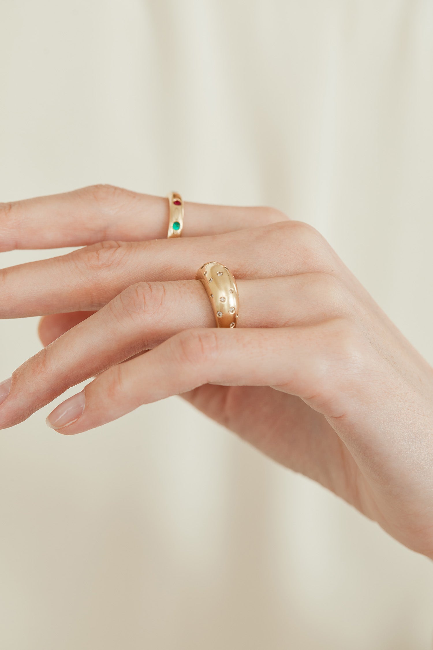 Anthea ring | 18K gold - Diamonds