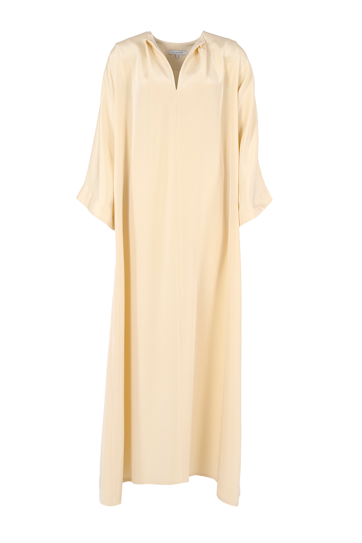 Apollo dress | Butter Yellow - Crepe silk