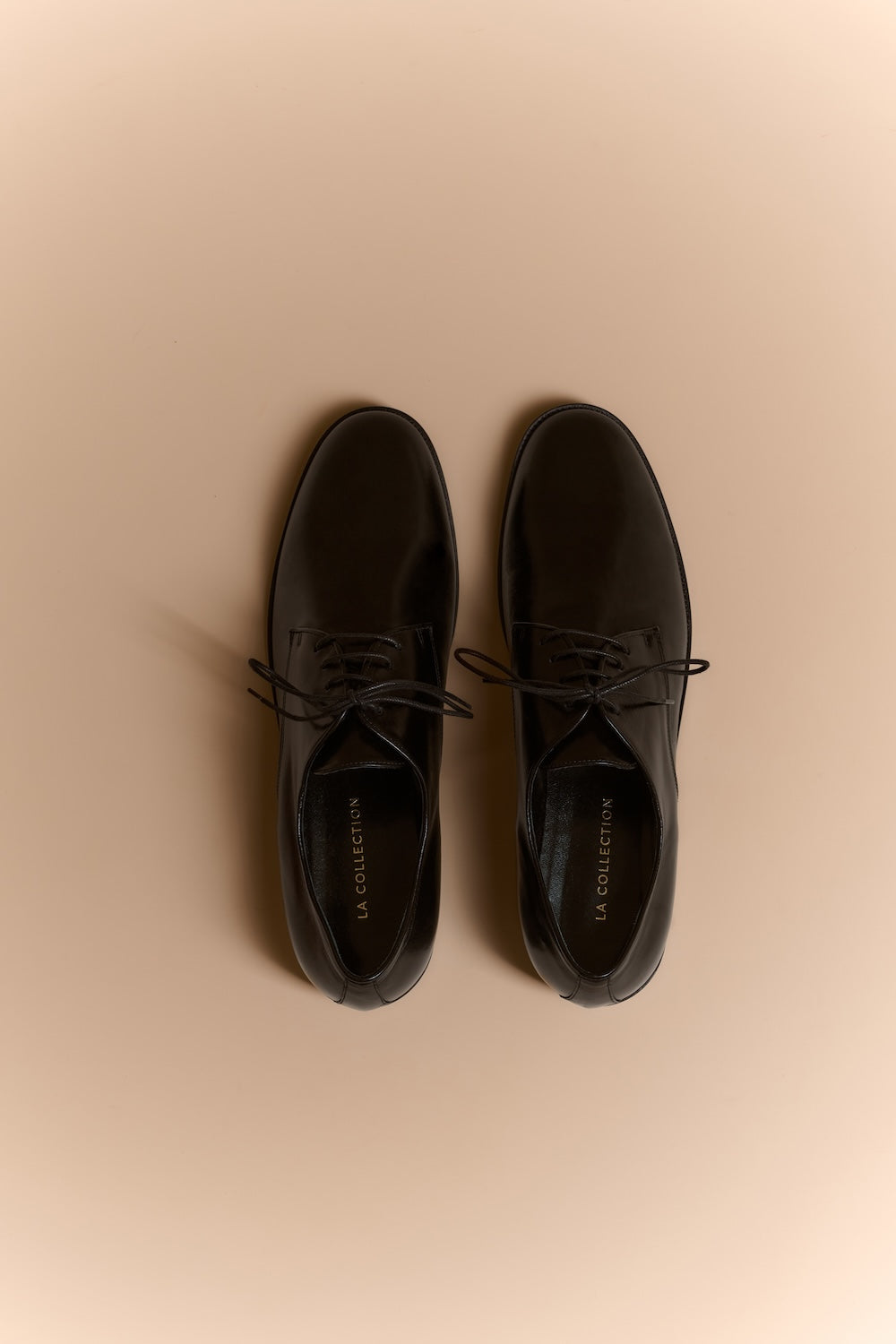 La Collection Ari shoes, black lace-up Derby