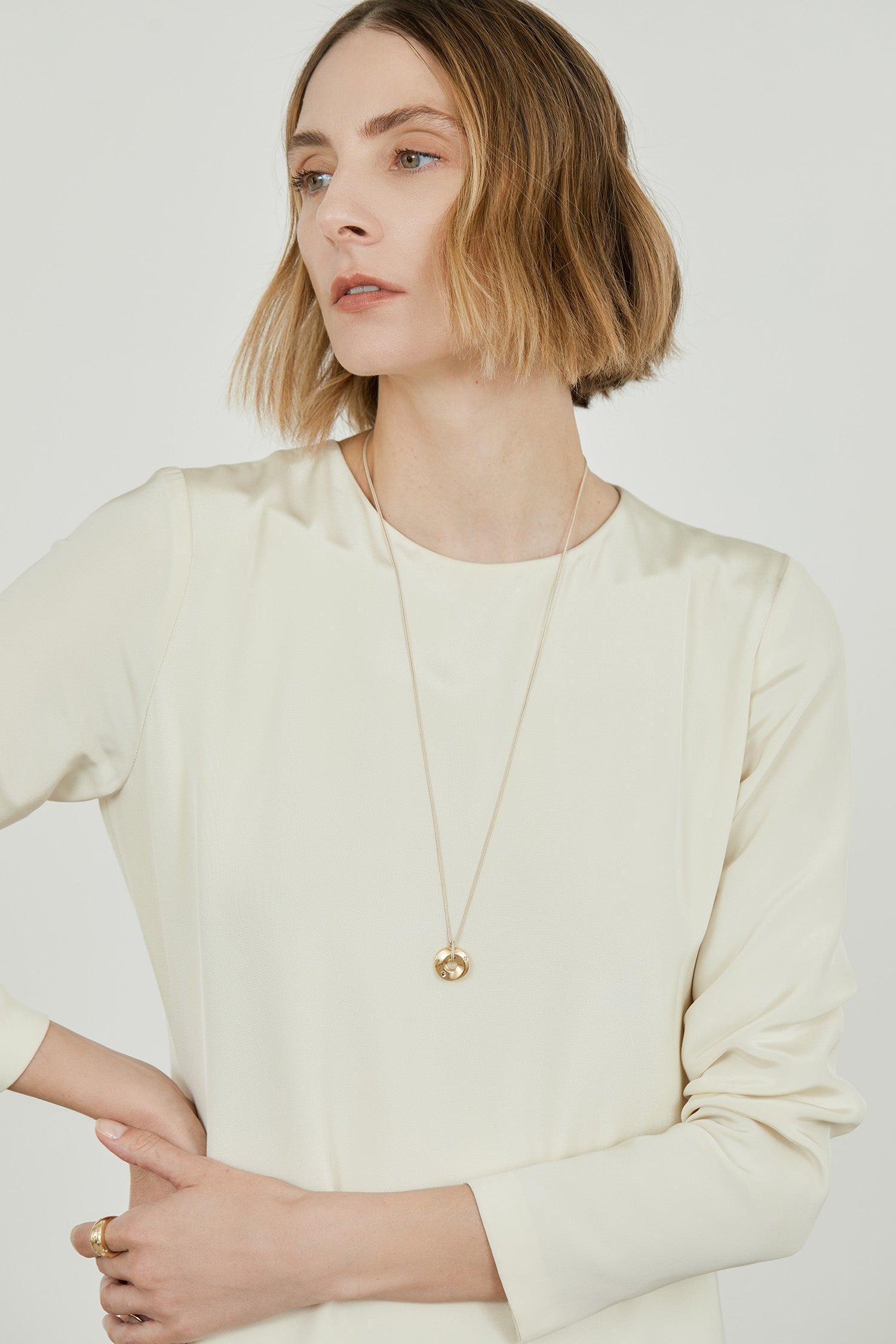 Ariadne pendant | 18K gold - Diamonds