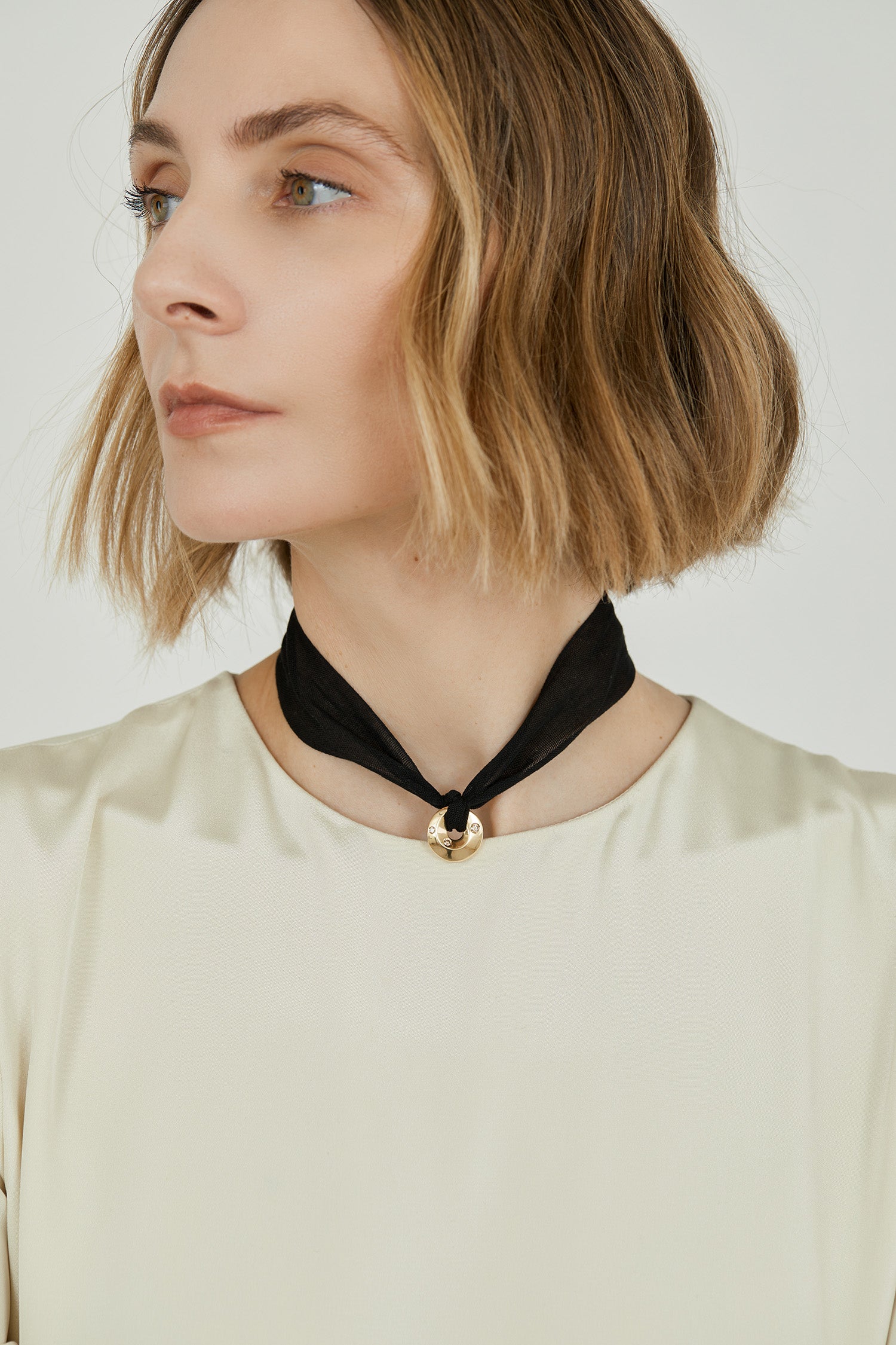 Ariadne pendant | 18K gold - Diamonds