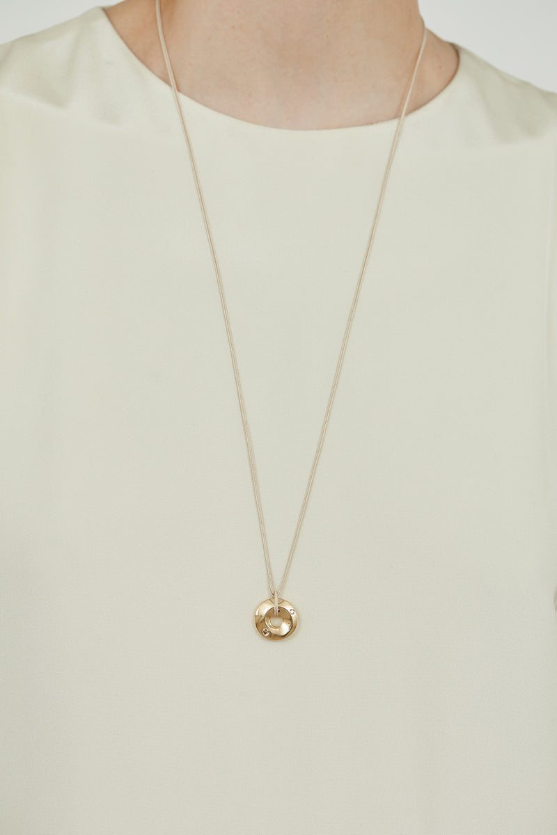 Ariadne pendant | 18K gold - Diamonds