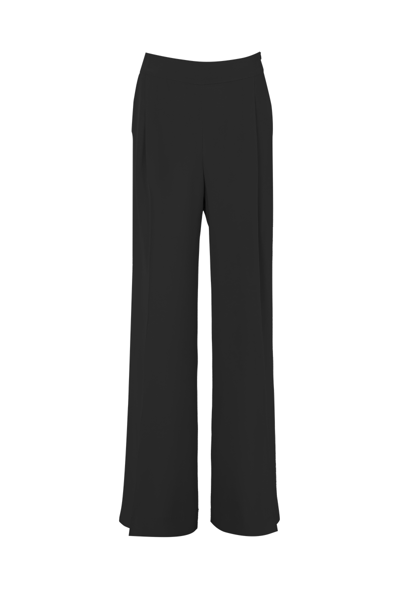 Asami trousers | Black - Crepe silk
