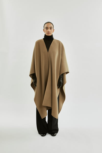 完売品 RIM.ARK Cashmere blend poncho CT Aspenponchogreigefront2_grande