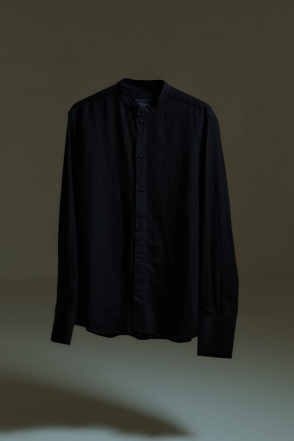 August shirt | Black - Linen