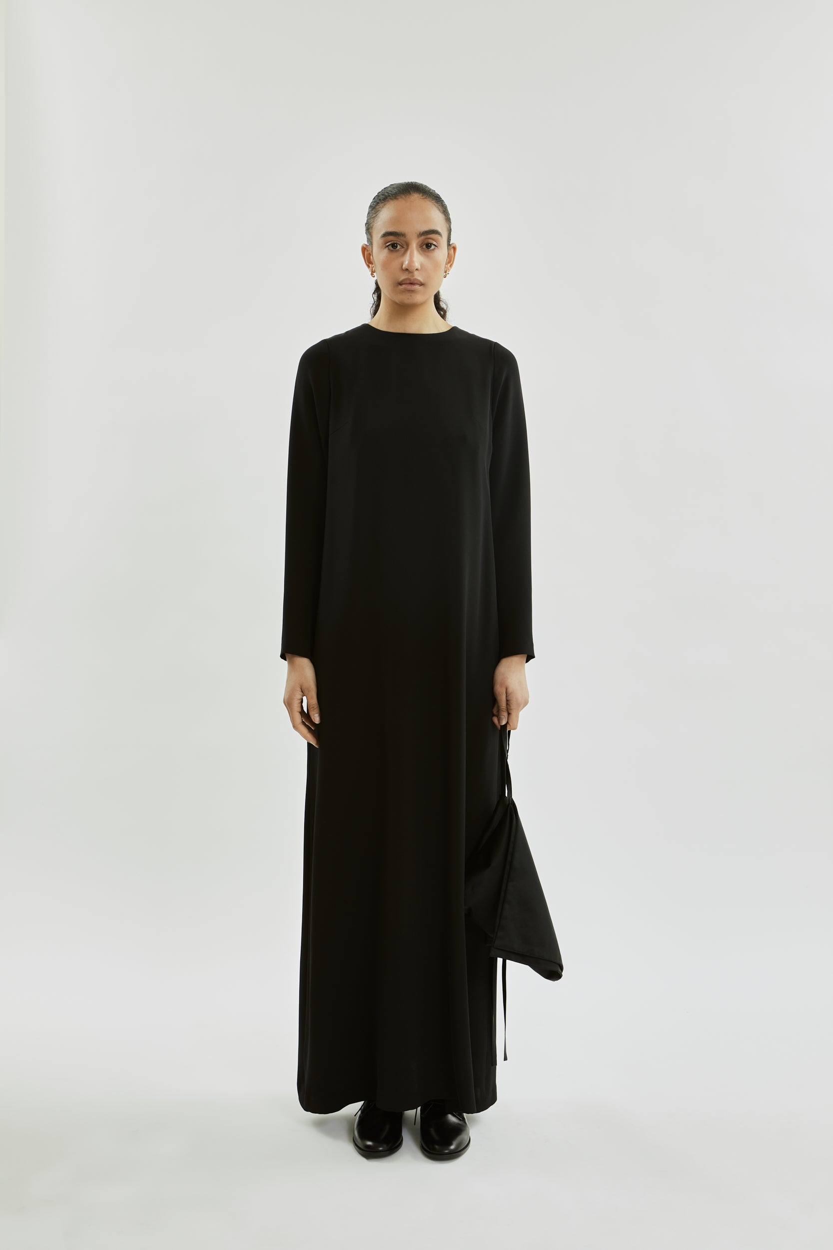 Beatrice dress | Black - Crepe silk