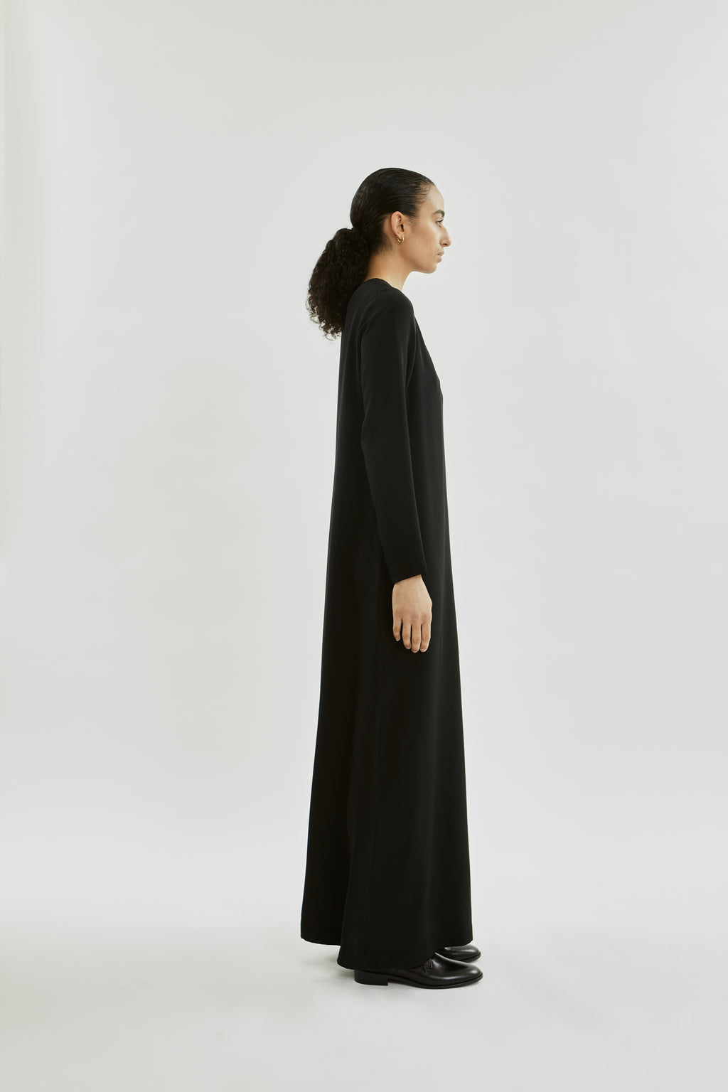 Beatrice dress | Black - Crepe silk