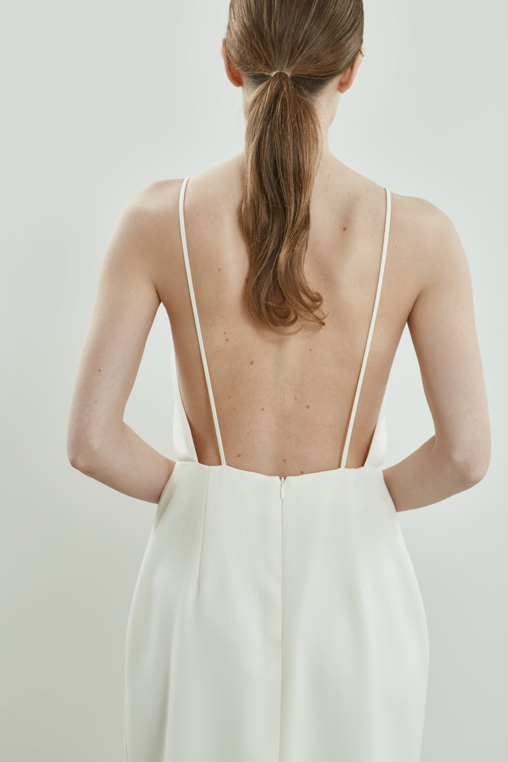 Blake dress | Off white - Virgin wool