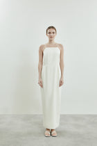 Blake dress | Off white - Virgin wool