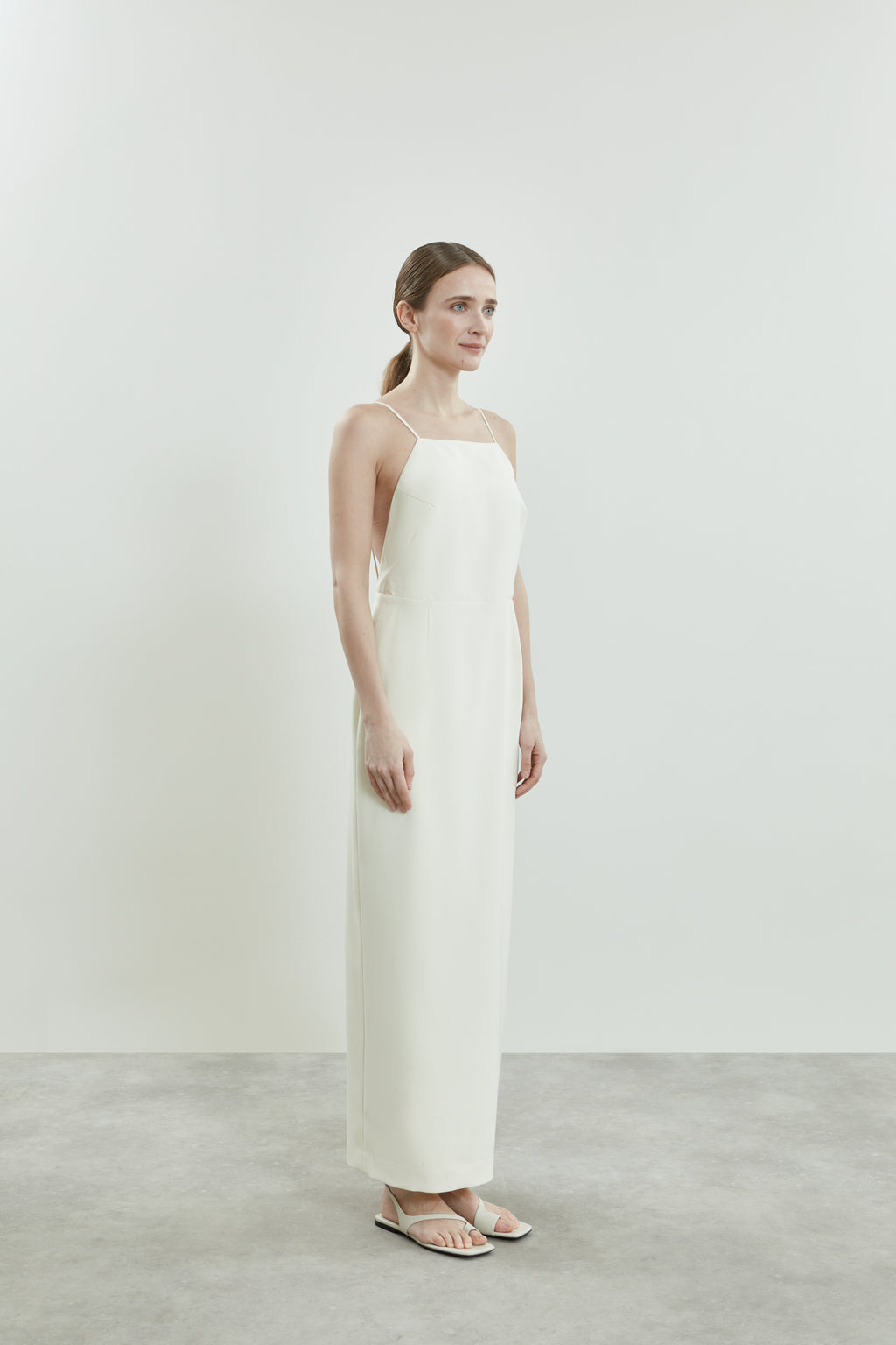 Blake dress | Off white - Virgin wool