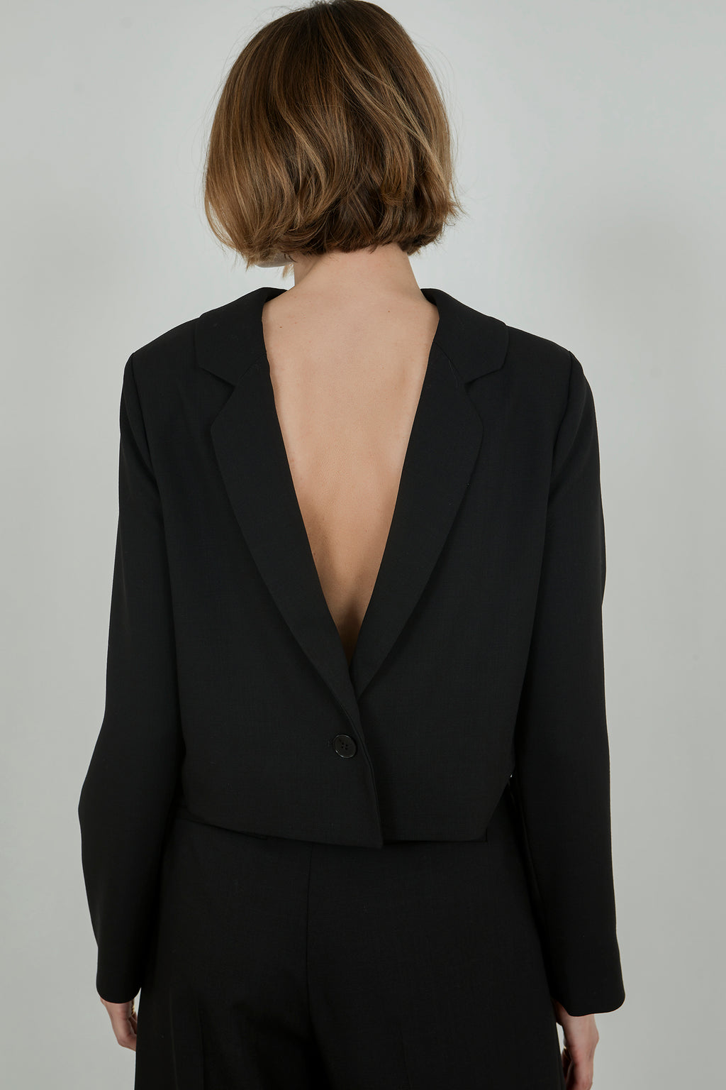 Capraia blazer | Black - Virgin wool