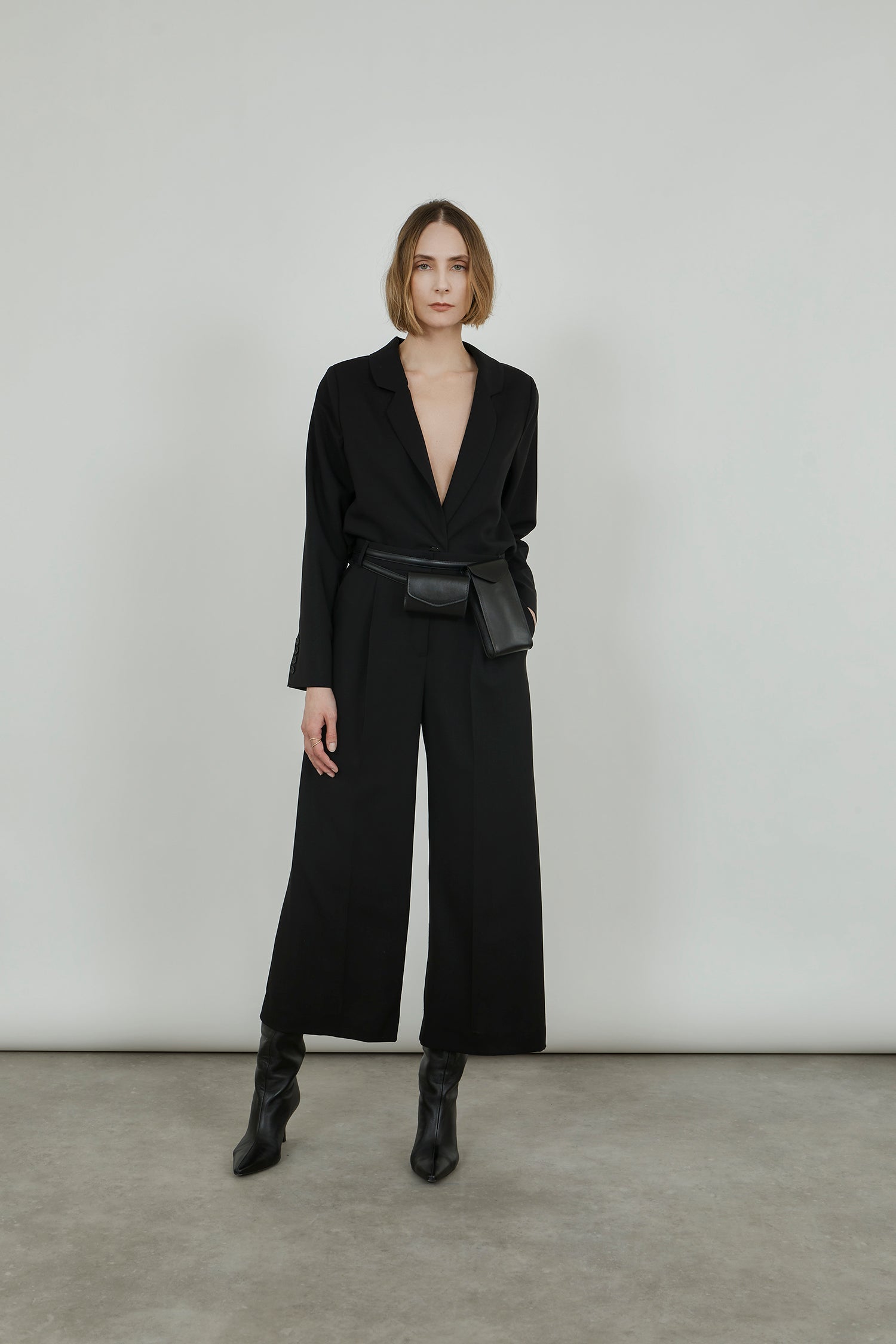 Capraia blazer | Black - Virgin wool