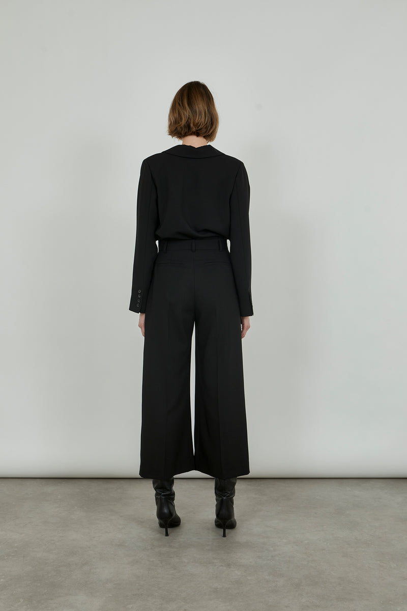 Carina trousers | Black - Virgin wool