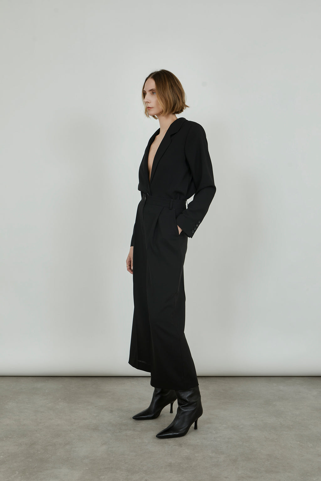 Carina trousers | Black - Virgin wool