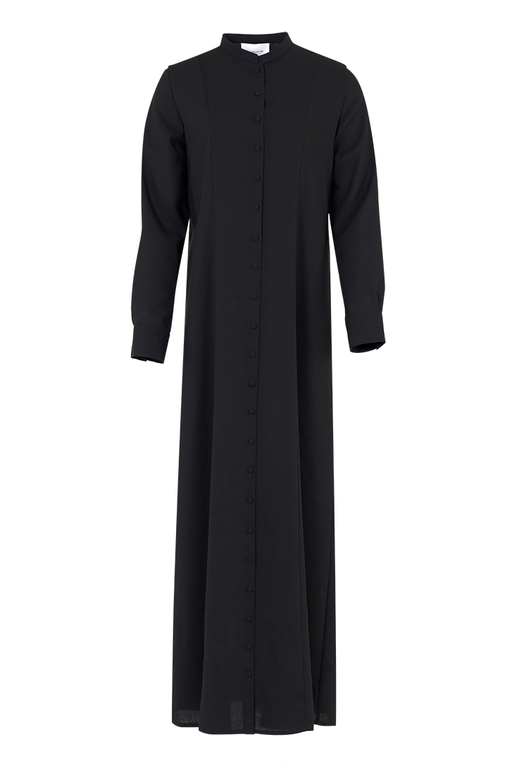 Constantine dress | Black - Crepe silk