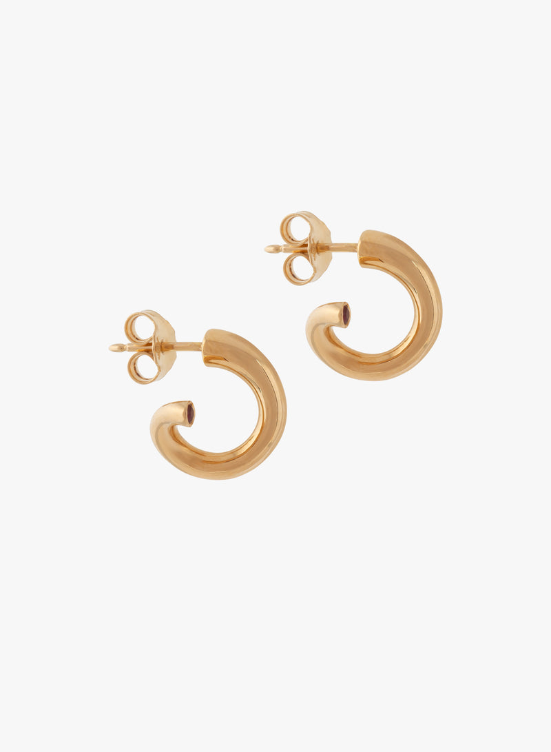 Cosima earrings | 18K gold - Ruby