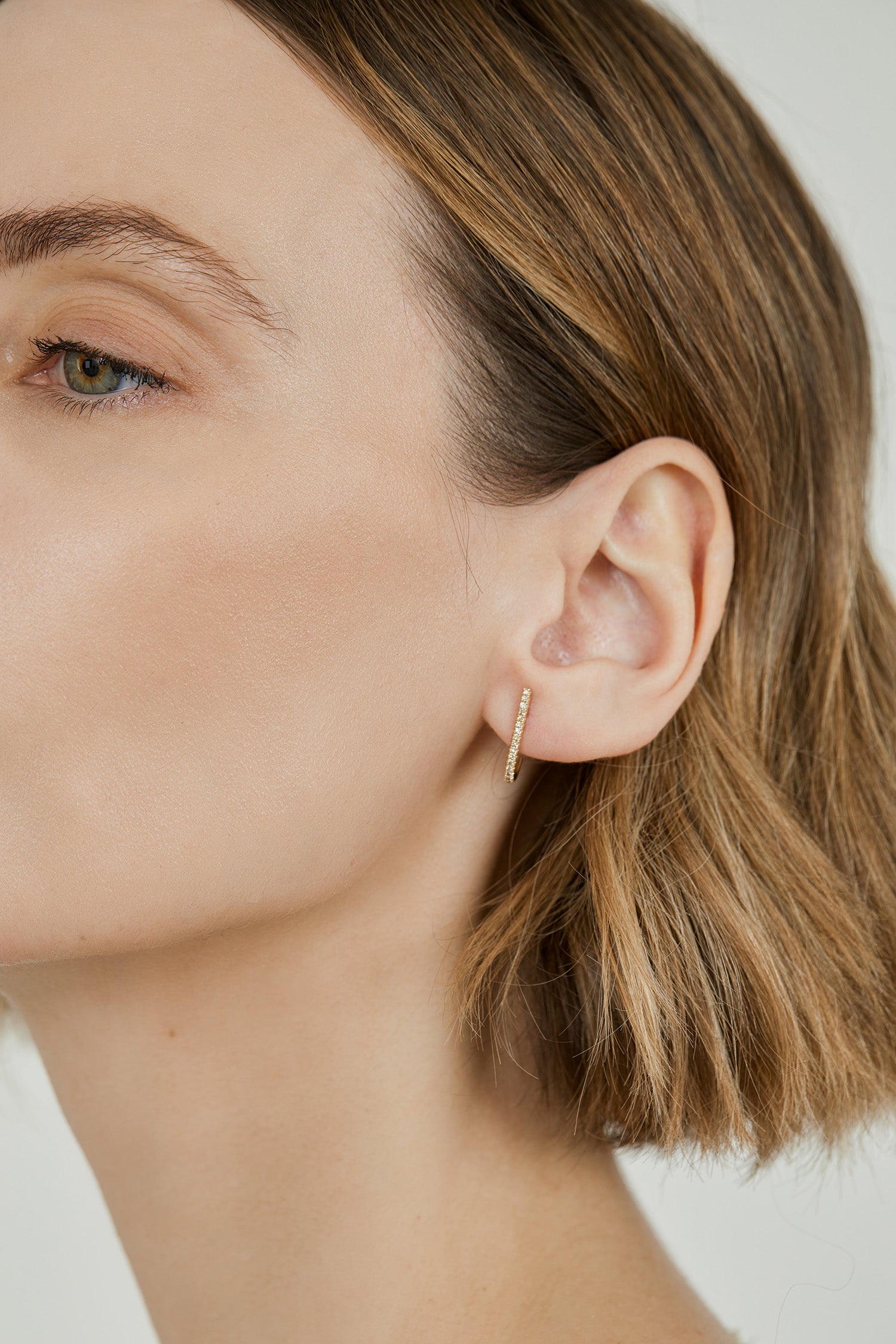 Cressida single earring | 18K gold - Diamonds