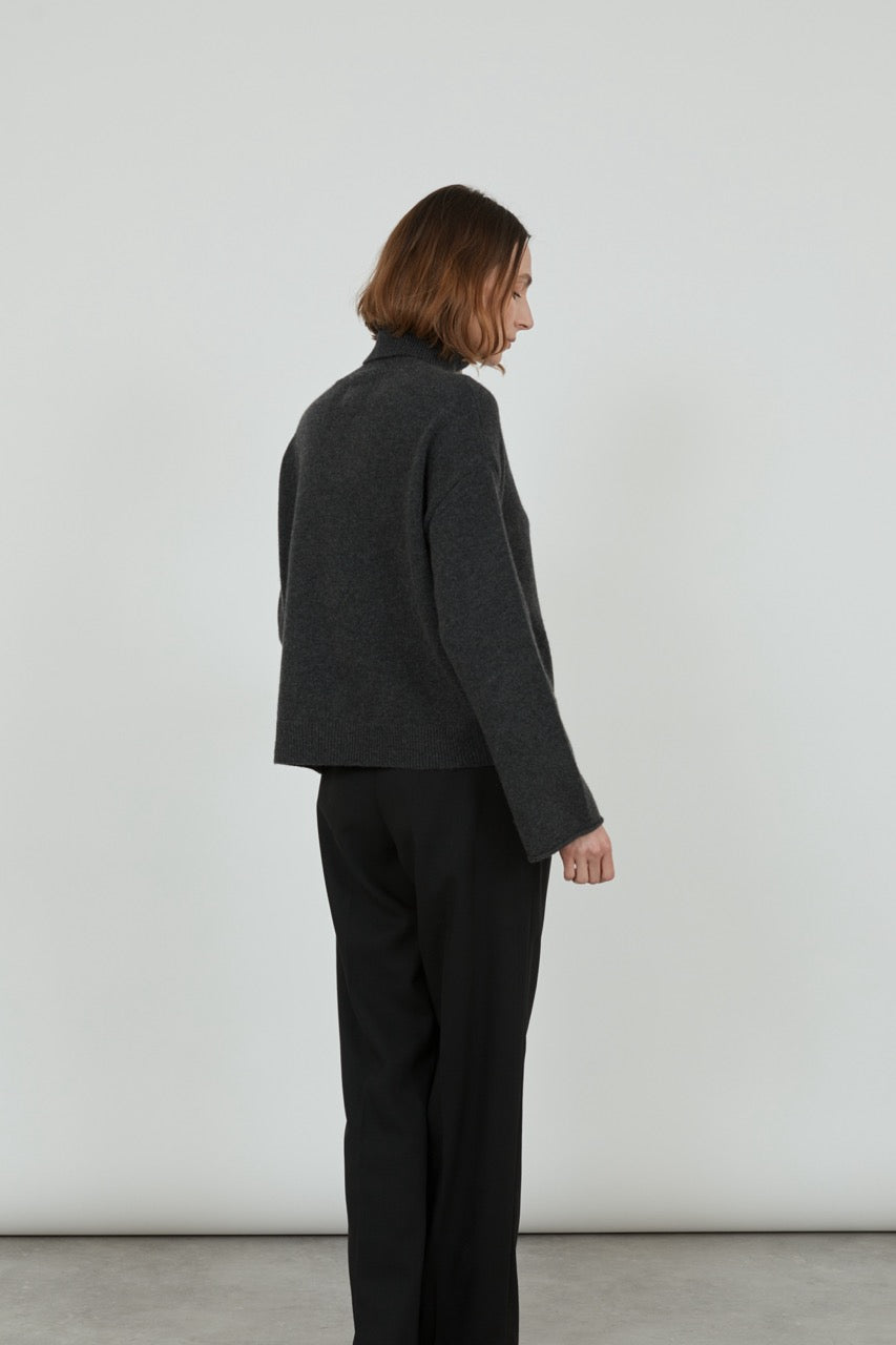 Alicia knit | Dark grey - Cashmere wool