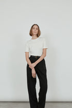 Josepha T-shirt | Off white - Organic cotton