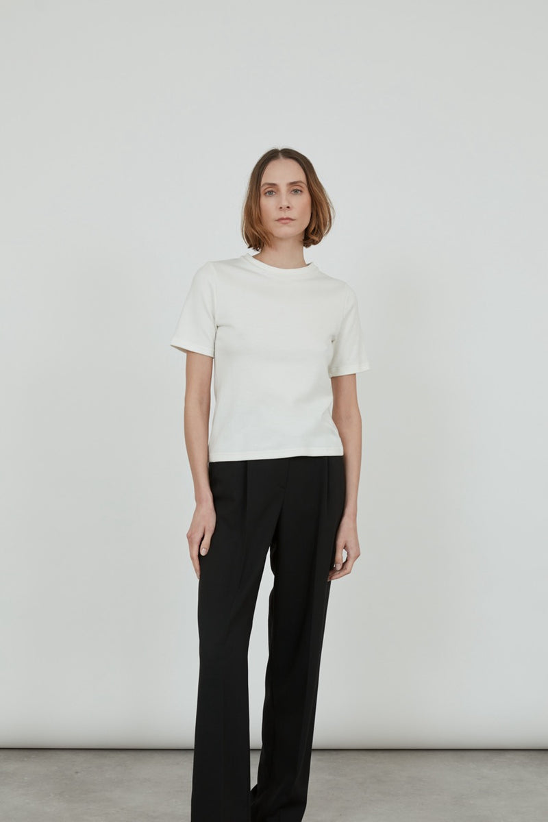 Josepha T-shirt | Off white - Organic cotton