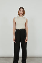 Emma knitted top | Off white - Ultrafine merino-cashmere-silk blend