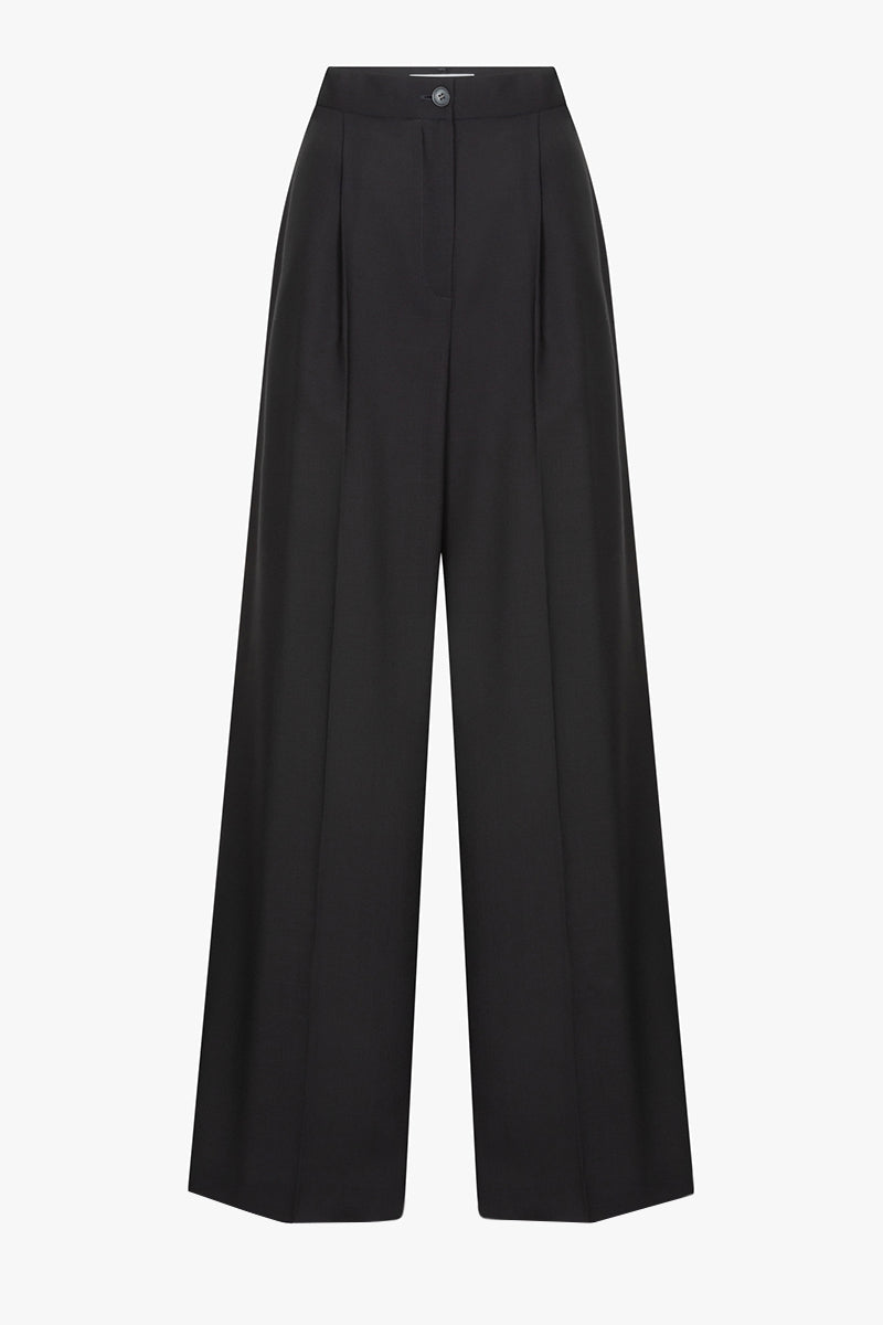 Dalida trousers | Black - Virgin wool