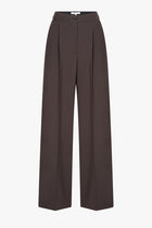 Dalida trousers | Chocolate - Virgin wool