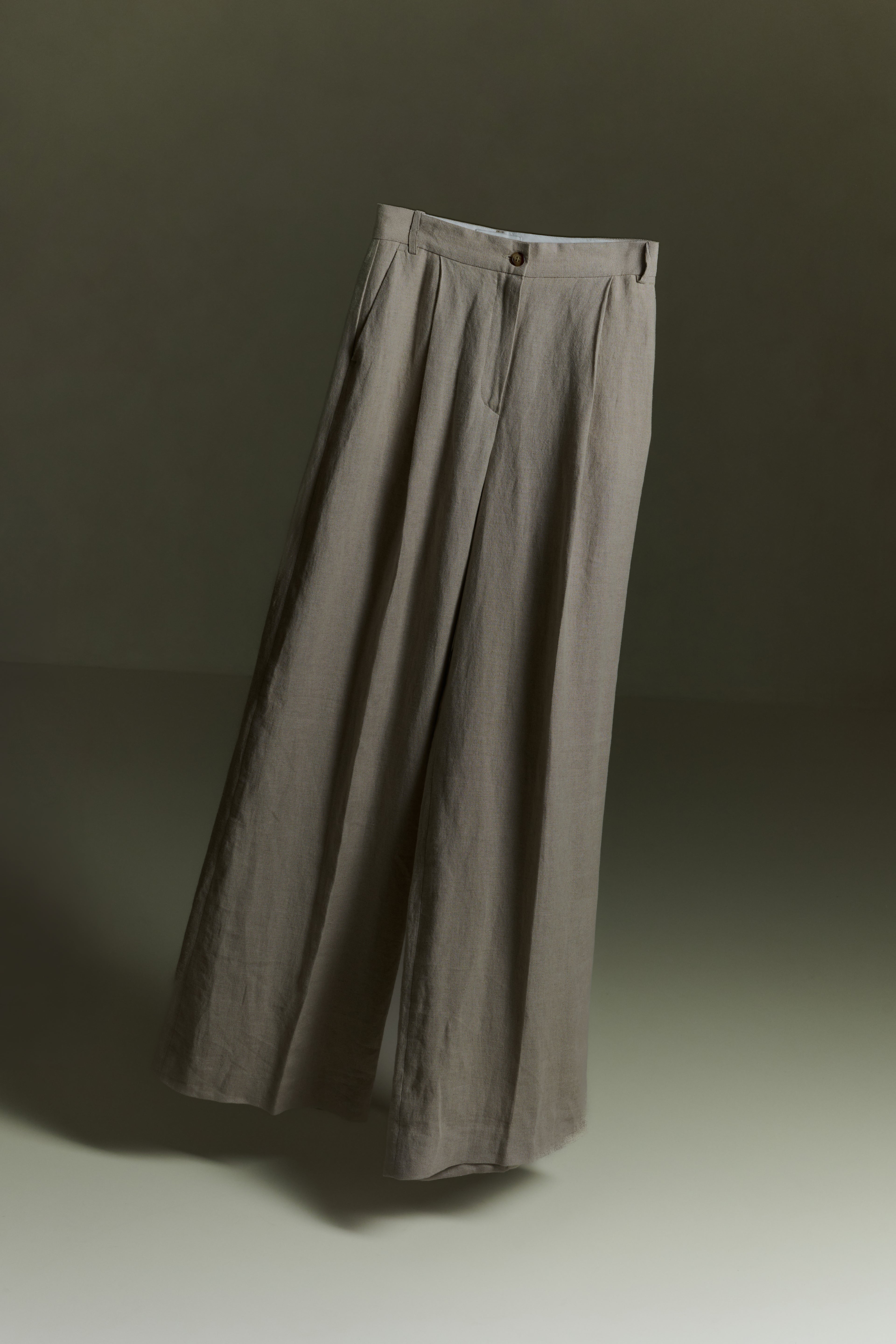 Dalida trousers | Beige - Linen