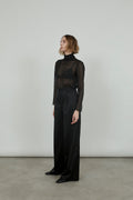 Dalida trousers | Pinstriped - Virgin wool & silk blend