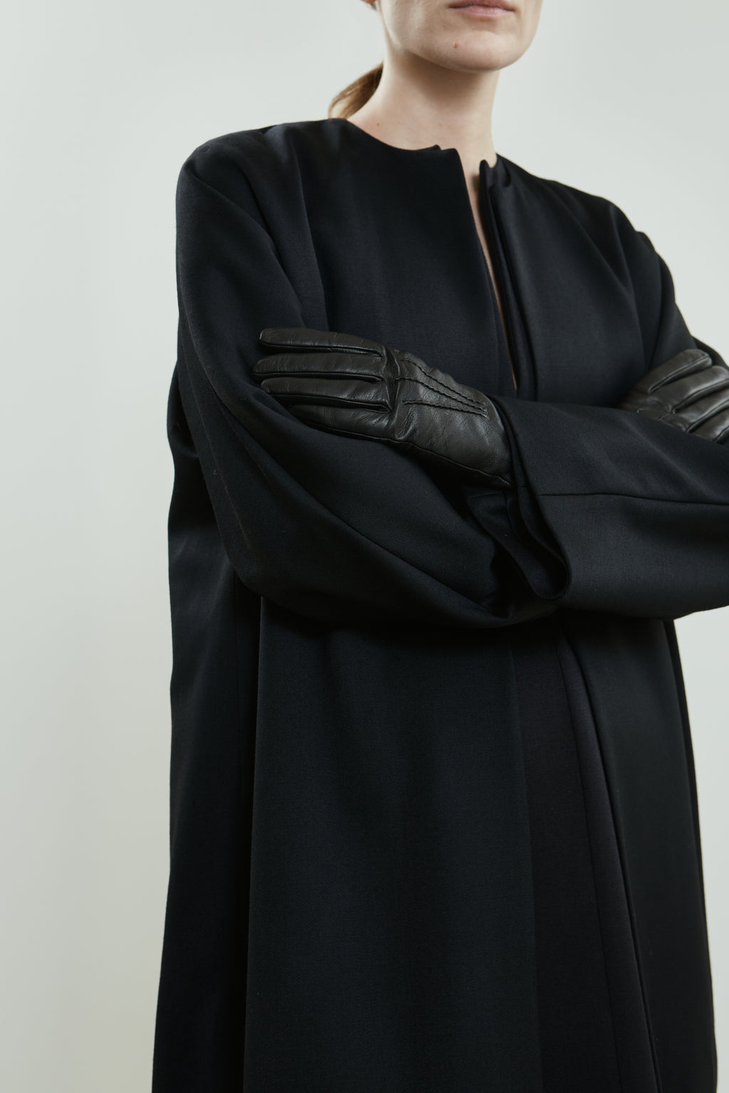 Dana coat | Black - Virgin wool