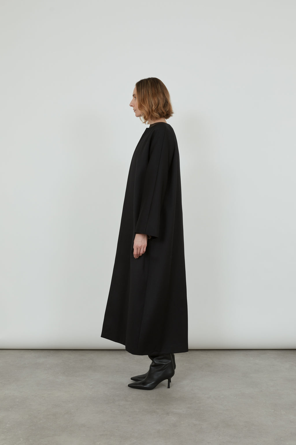 Dana coat | Black - Virgin wool