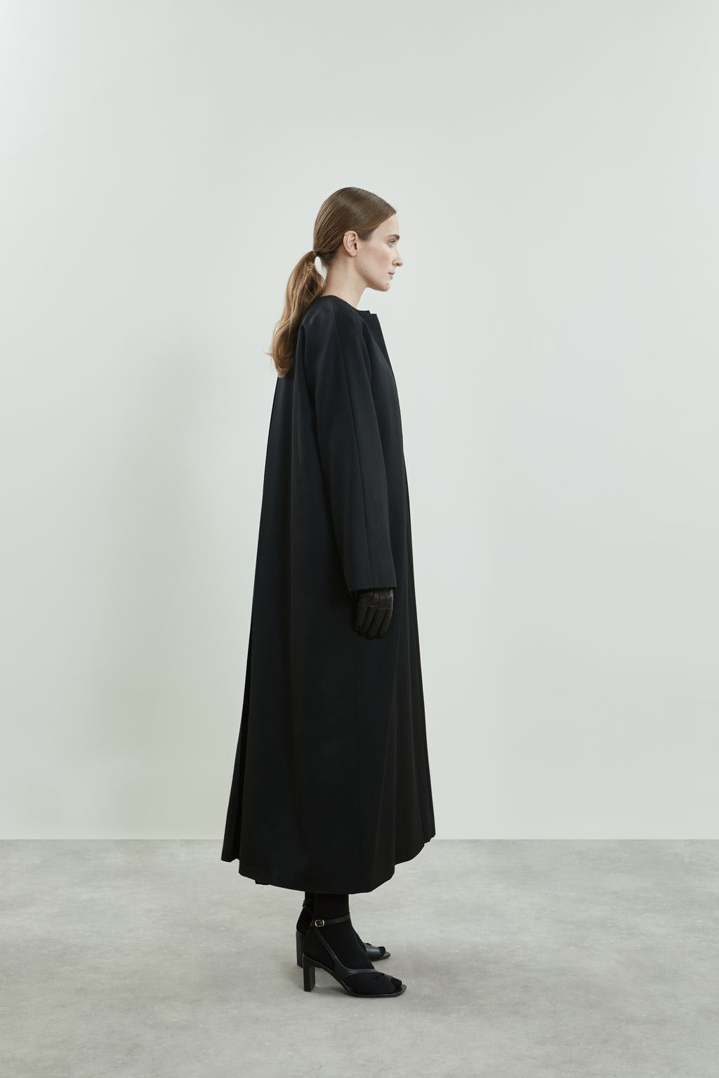 Dana coat | Black - Virgin wool