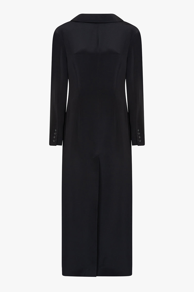 Tailored Short Darlena blazerdress | Black - Crepe silk