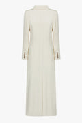 Tailored Short Darlena blazerdress | Off white - Crepe silk